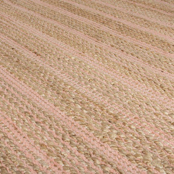 Rozā džutas paklājs Flair Rugs Equinox, 160 x 230 cm-image-2