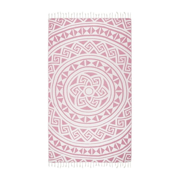 Rozā hamama dvielis Kate Louise Mirabelle, 165 x 100 cm-image-2