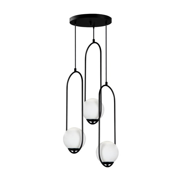 Melna piekarama lampa Squid Lighting Arch, augstums 146 cm-image-2