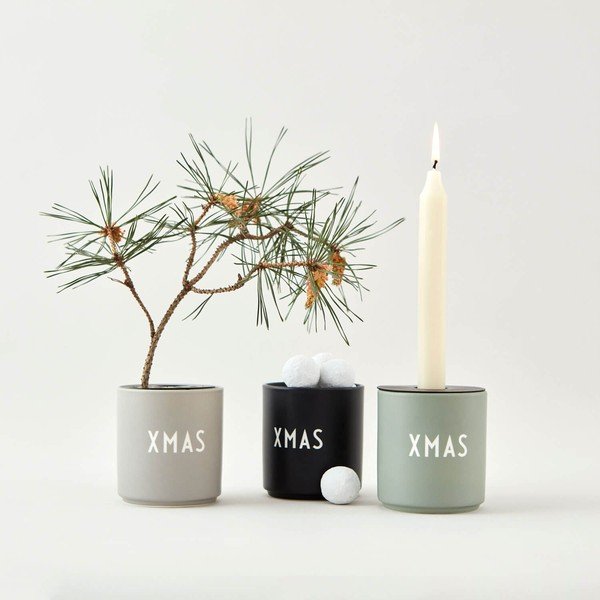 Pelēka porcelāna imitācijas krūze Design Letters Favourite, 0,25 l-image-1