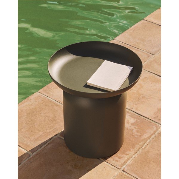 Metāla apaļš dārza galdiņš ø 45 cm Arcola – Kave Home-image-1