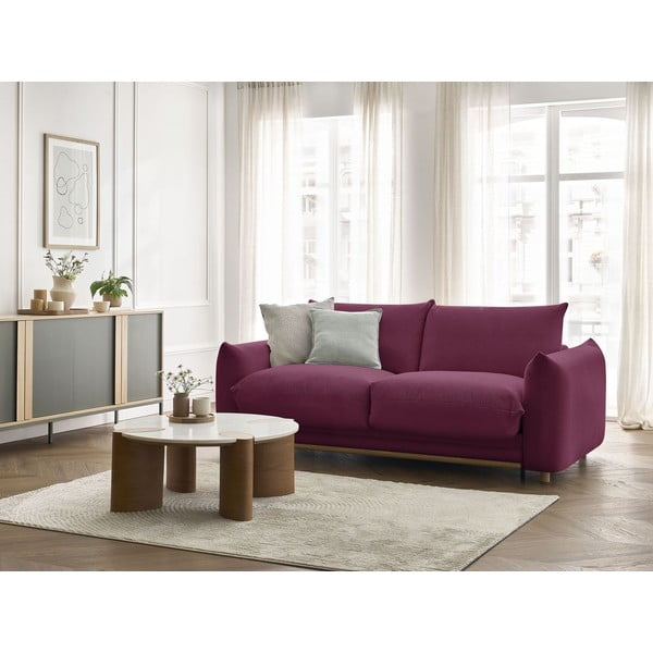 Bordo salokāms dīvāns 214 cm Ernest – Bobochic Paris-image-1