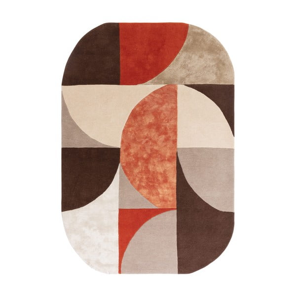 Ķieģeļu sarkans vilnas paklājs 160x230 cm Spice – Asiatic Carpets