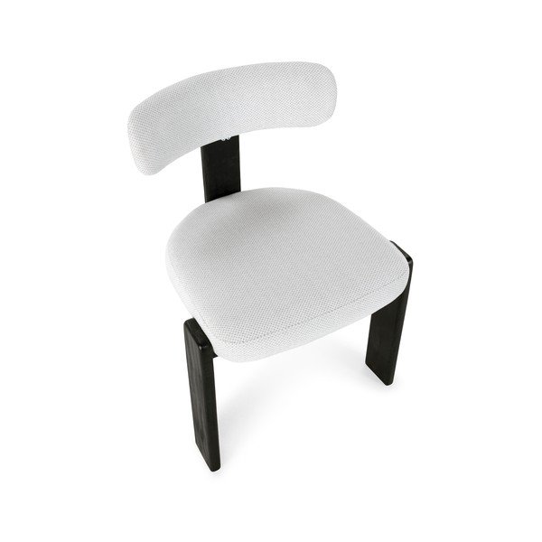 Melni/gaiši pelēki polsterēti pusdienu krēsli (2 gab.) Nadia – MOME-image-4