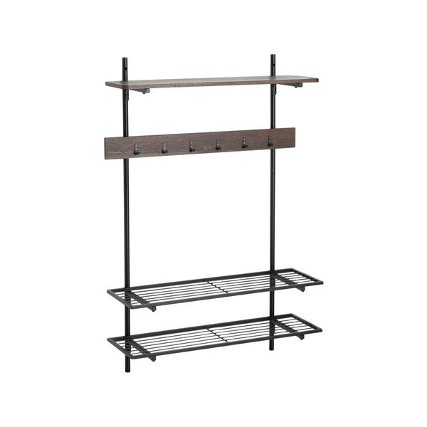 Brūna metāla priekšnama iekārta 100x150x25 cm Gilda – Ellos Home