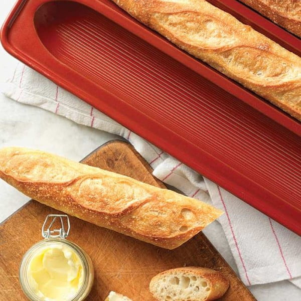 Sarkanā bagetes veidne Emile Henry-image-1