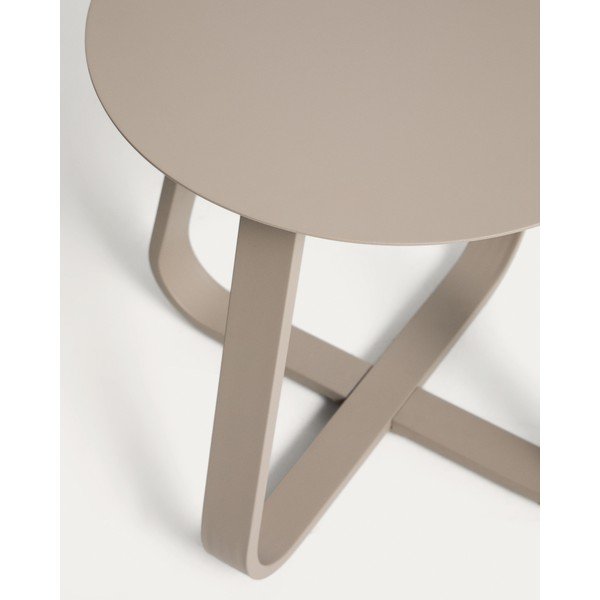 Metāla apaļš dārza galdiņš ø 48 cm Tamaris – Kave Home-image-4