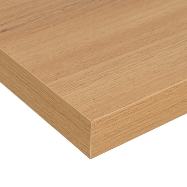 Dabīga toņa sienas plaukts ar ozolkoka imitāciju 80 cm Estantes – Casa Selección-image-2