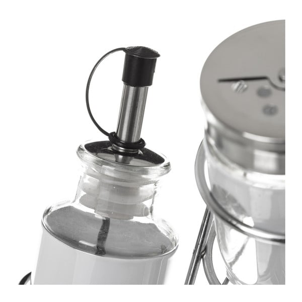 Etiķa un eļļas trauku komplekts (4 gab.) ar statīvu – Casa Selección-image-1