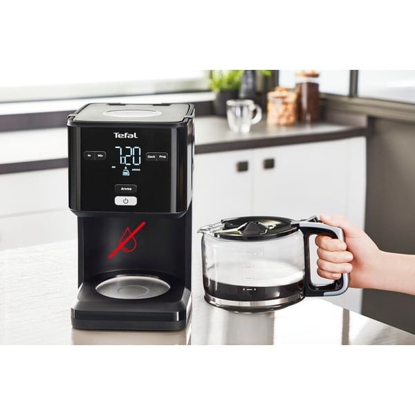Melns kafijas automāts ar filtru Smart'n'light CM600810 – Tefal-image-1