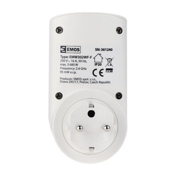 Wi-Fi ligzda ar taimeri - EMOS-image-1