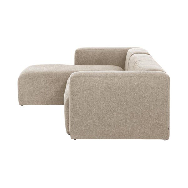 Bēšs stūra dīvāns (ar kreiso stūri) Blok – Kave Home-image-2