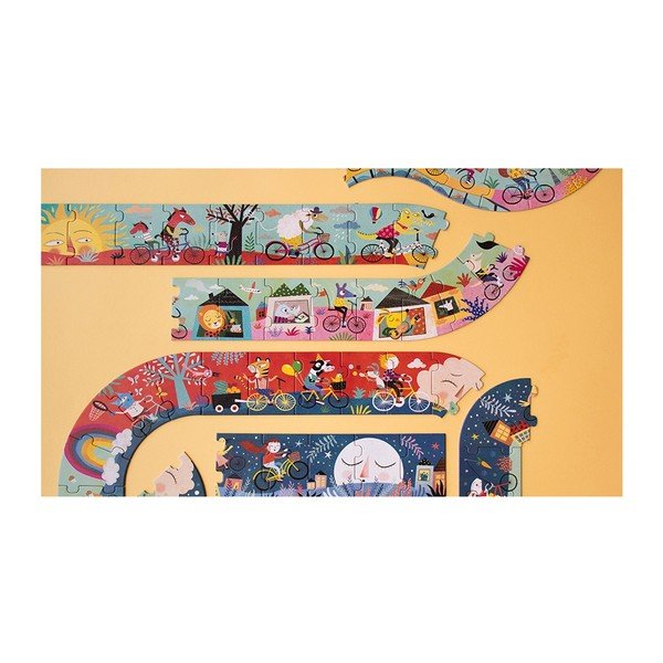 Londji Long Bicycle Puzzle, 54 gabaliņi-image-1