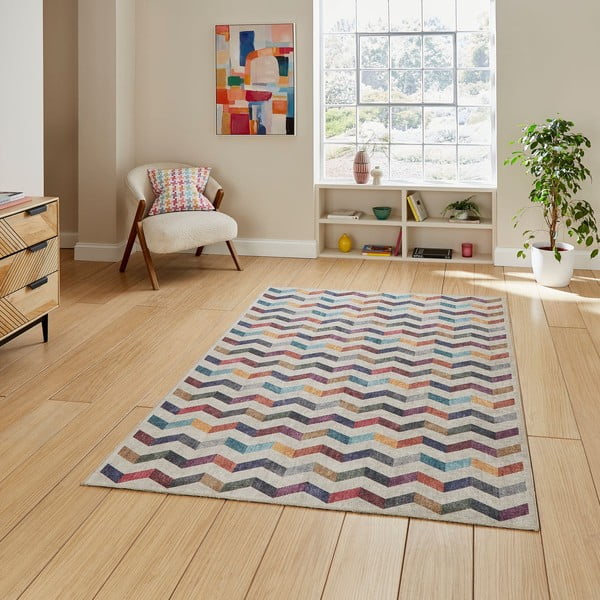 Mazgājams paklājs 152x230 cm Coral Multi – Think Rugs-image-1
