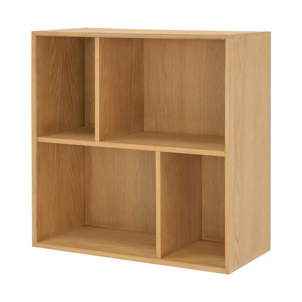 Dabīga toņa modulārā plauktu sistēma ar ozolkoka imitāciju 70x70 cm Z  – Tenzo-image-2