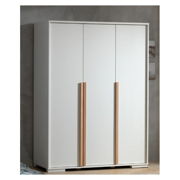 Balts bērnu drēbju skapis 146x195 cm London – Vipack-image-1