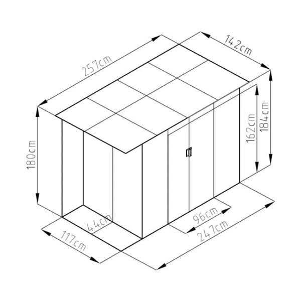 Dārza māja Chester A – Rojaplast-image-3