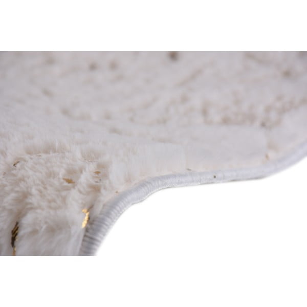 Krēmkrāsas/zelta krāsas kokvilnas kāpņu paklāji (16 gab.) 25x65 cm Simli Altin – Vitaus-image-3