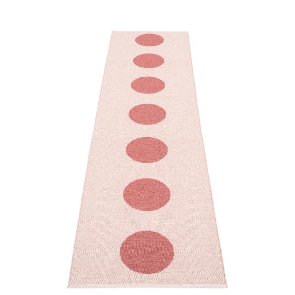 Gaiši sarkans iekštelpu un āra celiņa paklājs 70x280 cm Vera Pop Blush – Pappelina-image-2