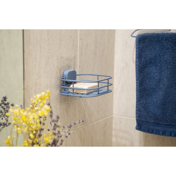 Gaiši zils metāla pašturošs ziepju trauks Grena – Compactor-image-1