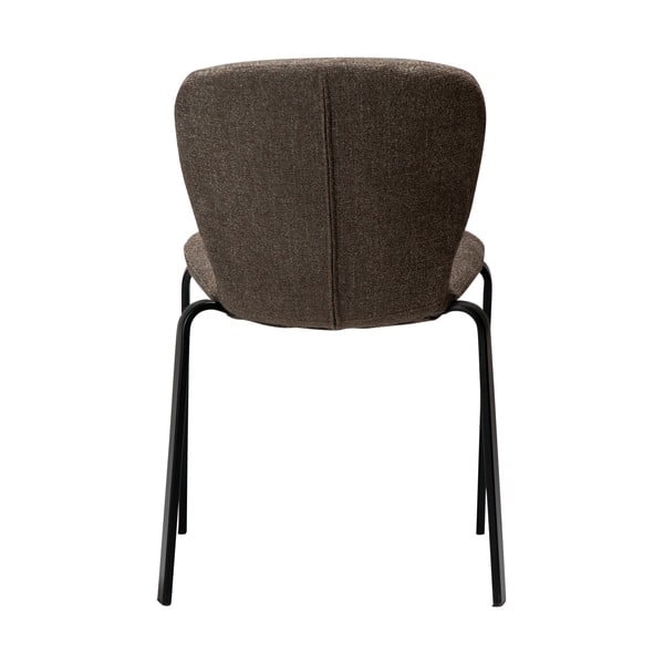 Brūns polsterēts pusdienu krēsls Heap – DAN-FORM Denmark-image-3