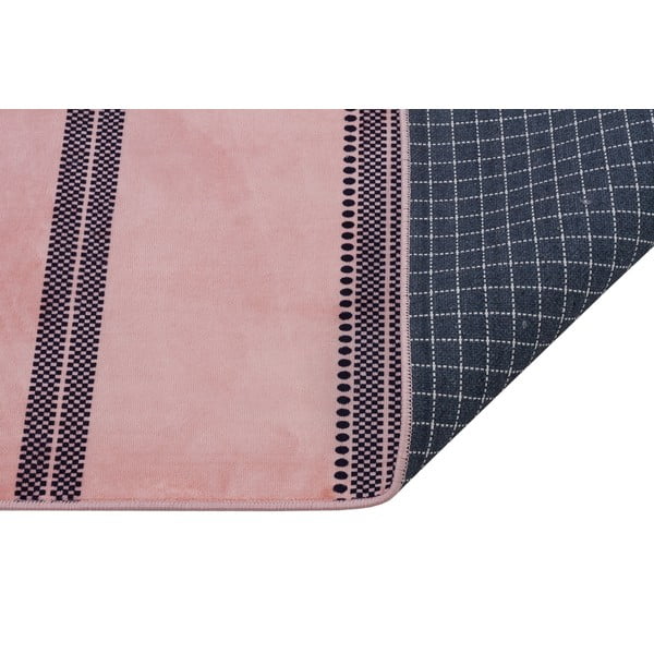 Rozā mazgājams paklājs 200x80 cm – Vitaus-image-2