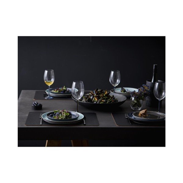 Melns deserta akmensmasas šķīvis ø 21 cm Gastro Grey/Grey – Bitz-image-1