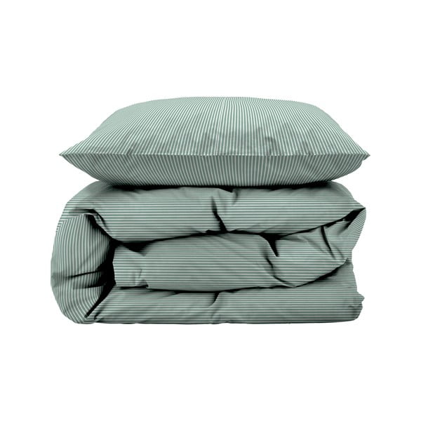 Gaiši zaļa vienguļamā kokvilnas gultas veļa 140x200 cm Cheerful – Södahl-image-2