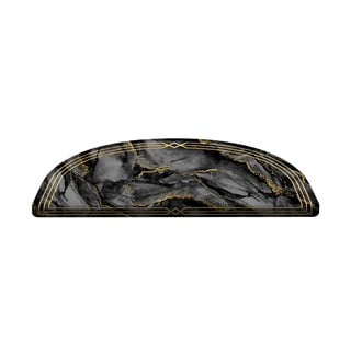 Melni kāpņu paklāji (16 gab.) 65x20 cm Marble Dream – Vitaus