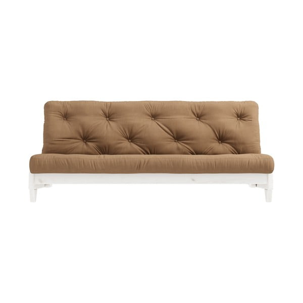 Izvelkamais dīvāns Karup Design Fresh White/Mocca