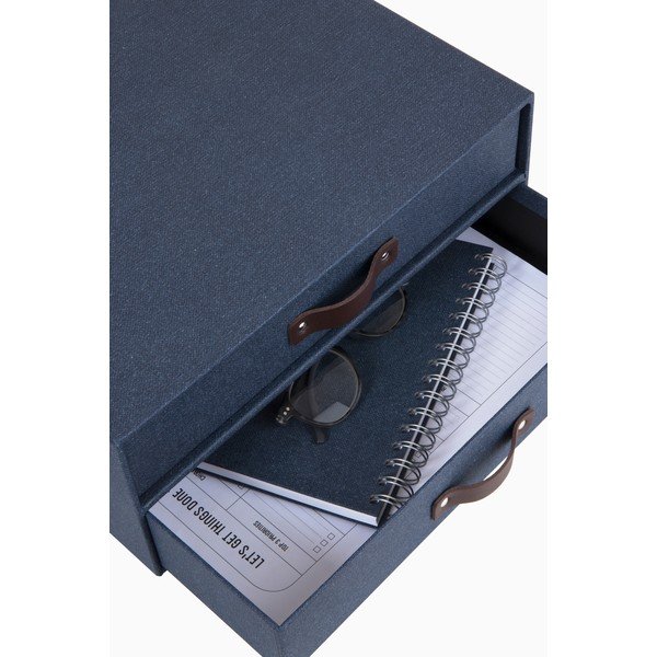 Tumši zils 2 līmeņu organizators Bigso, 33 x 25,5 cm-image-3