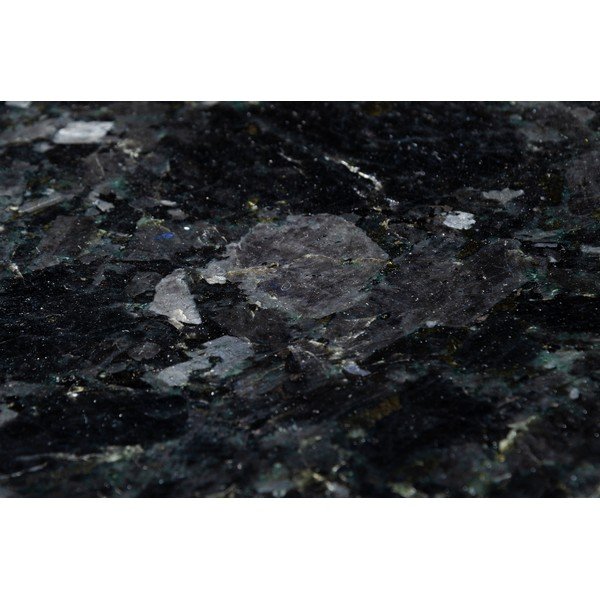 Melns granīta galds ar zelta pamatni RGE Crystal, ⌀ 50 cm-image-1