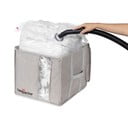 Pelēka vakuuma uzglabāšanas kaste Compactor Oxford, 125 l