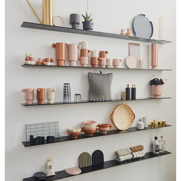 Gaiši rozā porcelāna servēšanas bļodiņa Inka – OYOY Living Design-image-2