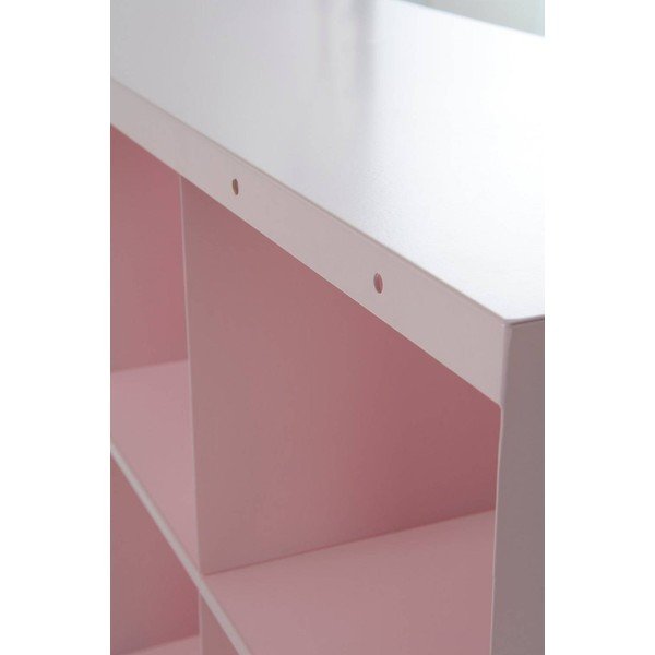 Rozā tērauda piekarināms apavu statīvs 120x70x30 cm Waway – Jotex-image-4