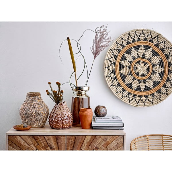 Brūna māla vāze Bloomingville Saifaldin, augstums 19 cm-image-1