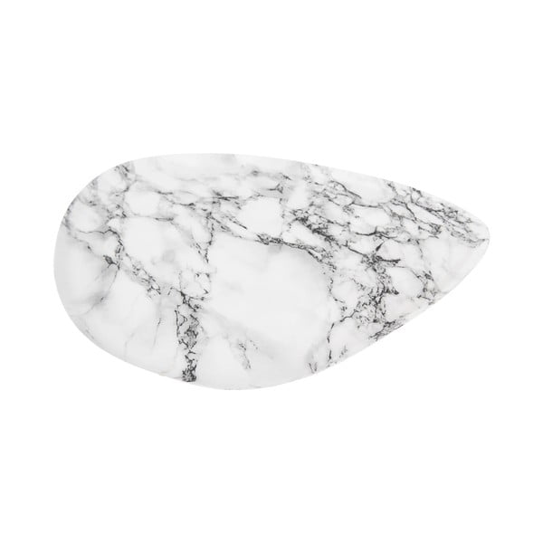 Metāla dekoratīva paplāte 26x29.5 cm Marble Look – PT LIVING