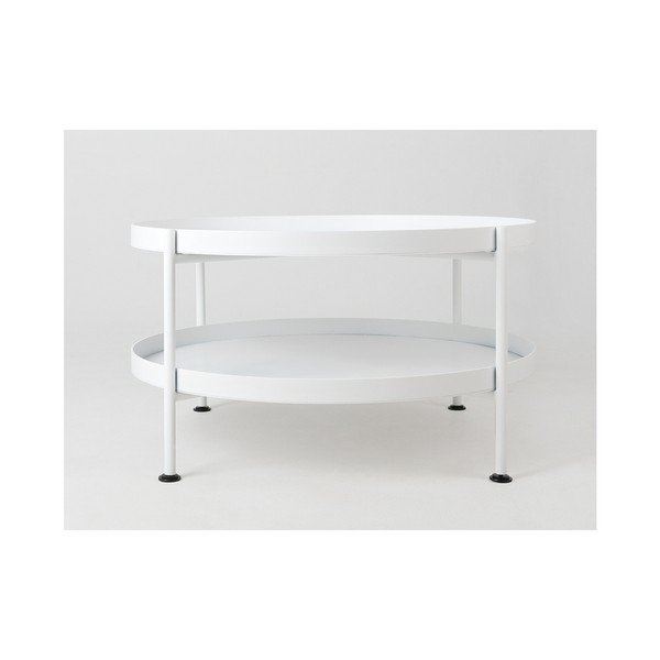 Balts kafijas galdiņš Custom Form Hanna, ⌀ 80 cm-image-2