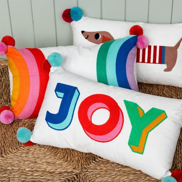 Bērnu spilvens no kokvilnas maisījuma 50x33 cm Joy – Rex London-image-1