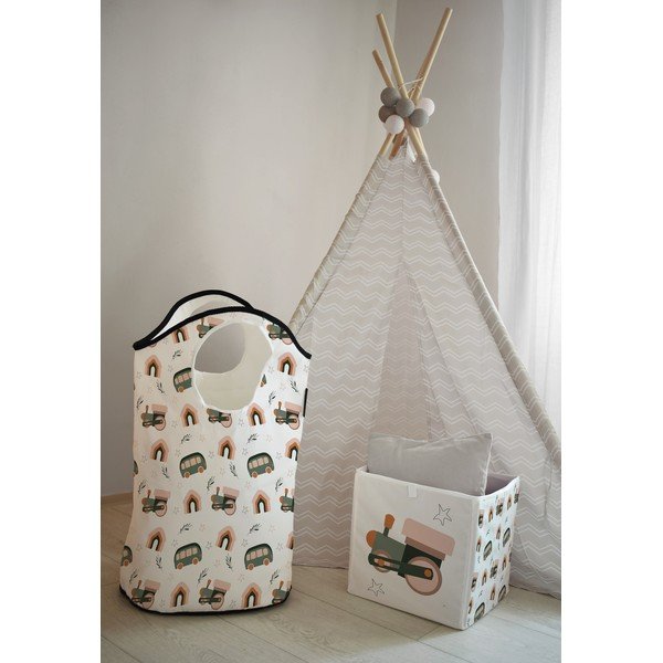 Auduma uzglabāšanas grozs bērniem Little House - Butter Kings-image-1