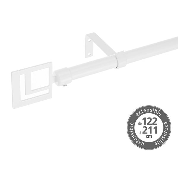 Metāla pagarināma aizkaru stanga 122–211 cm – Casa Selección-image-1
