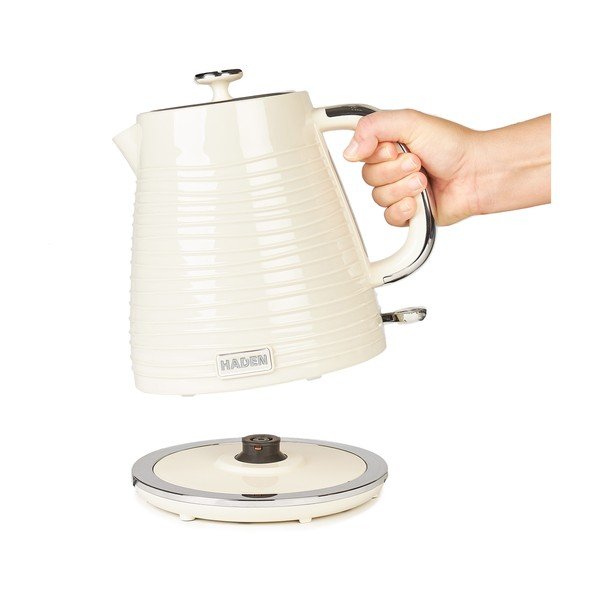 Krēmkrāsas plastmasas elektriskā tējkanna 1,7 l Devon – Haden-image-2