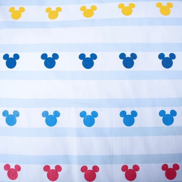 Kokvilnas bērnu gultas veļa 100x135 cm Mickey – Jerry Fabrics-image-4