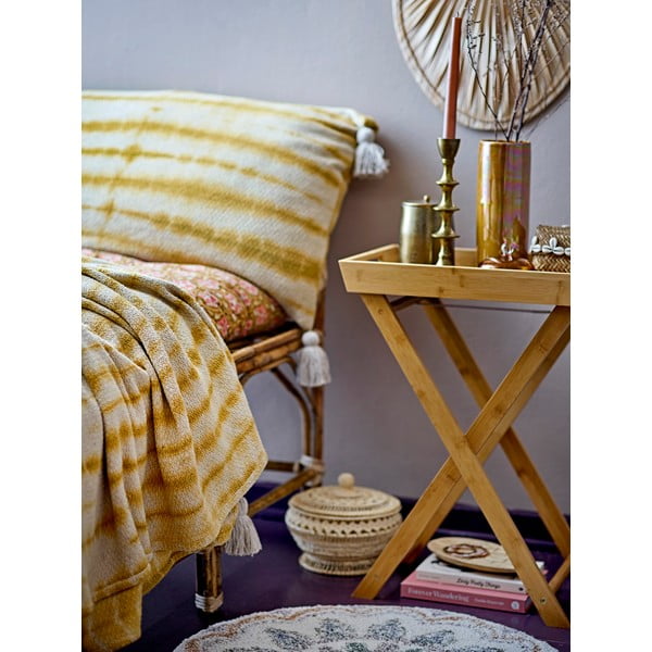 Dzeltens gultas pārklājs divguļamai gultai 220x260 cm Decia – Bloomingville-image-1