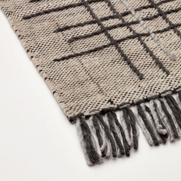 Gaiši brūns vilnas paklājs 160x230 cm Eneo – Kave Home-image-1