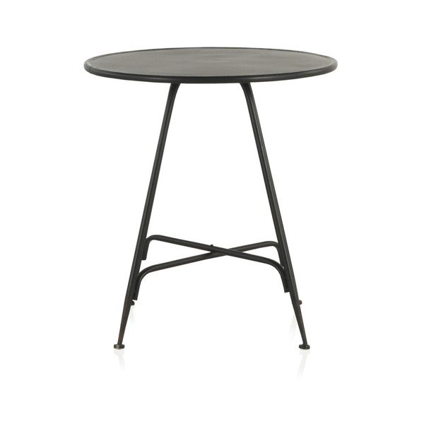 Melns metāla bāra galds Geese Industrial Style, augstums 75 cm-image-3