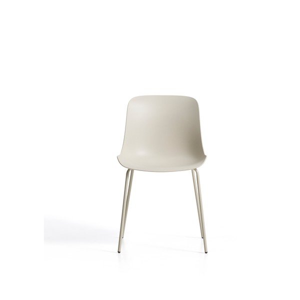 Bēšs plastmasas dārza krēsls Altea – Kave Home-image-1