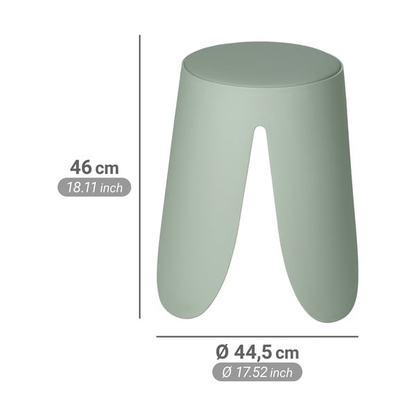 Salvijas zaļš plastmasas ķeblis saliekams viens uz otra Comiso – Wenko-image-4