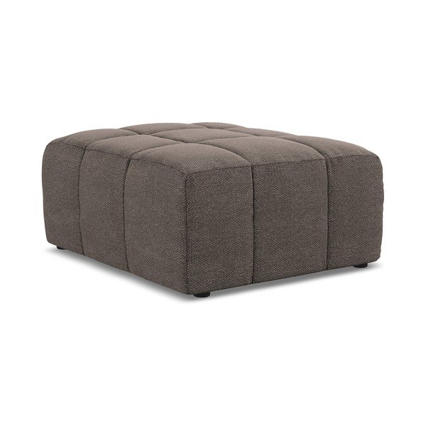 Brūns kāju soliņš no buklē auduma Aloha – Makamii-image-3