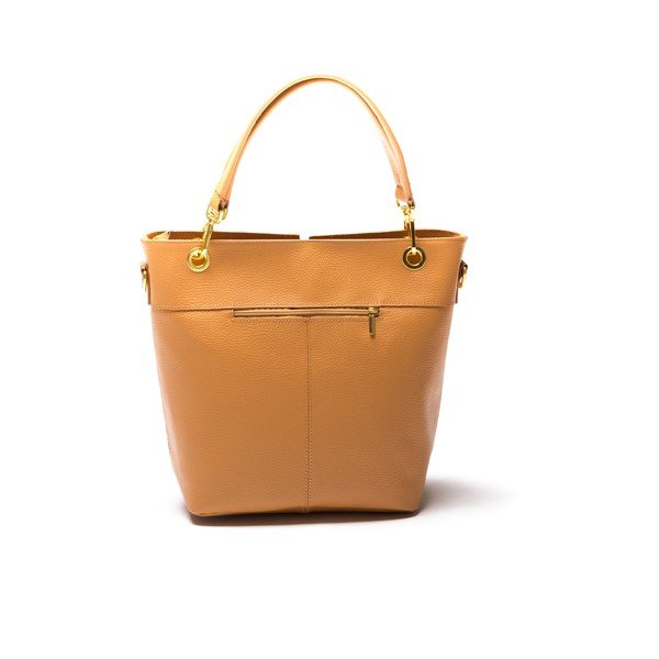 Rokassomiņa Zipper Cognac-image-1